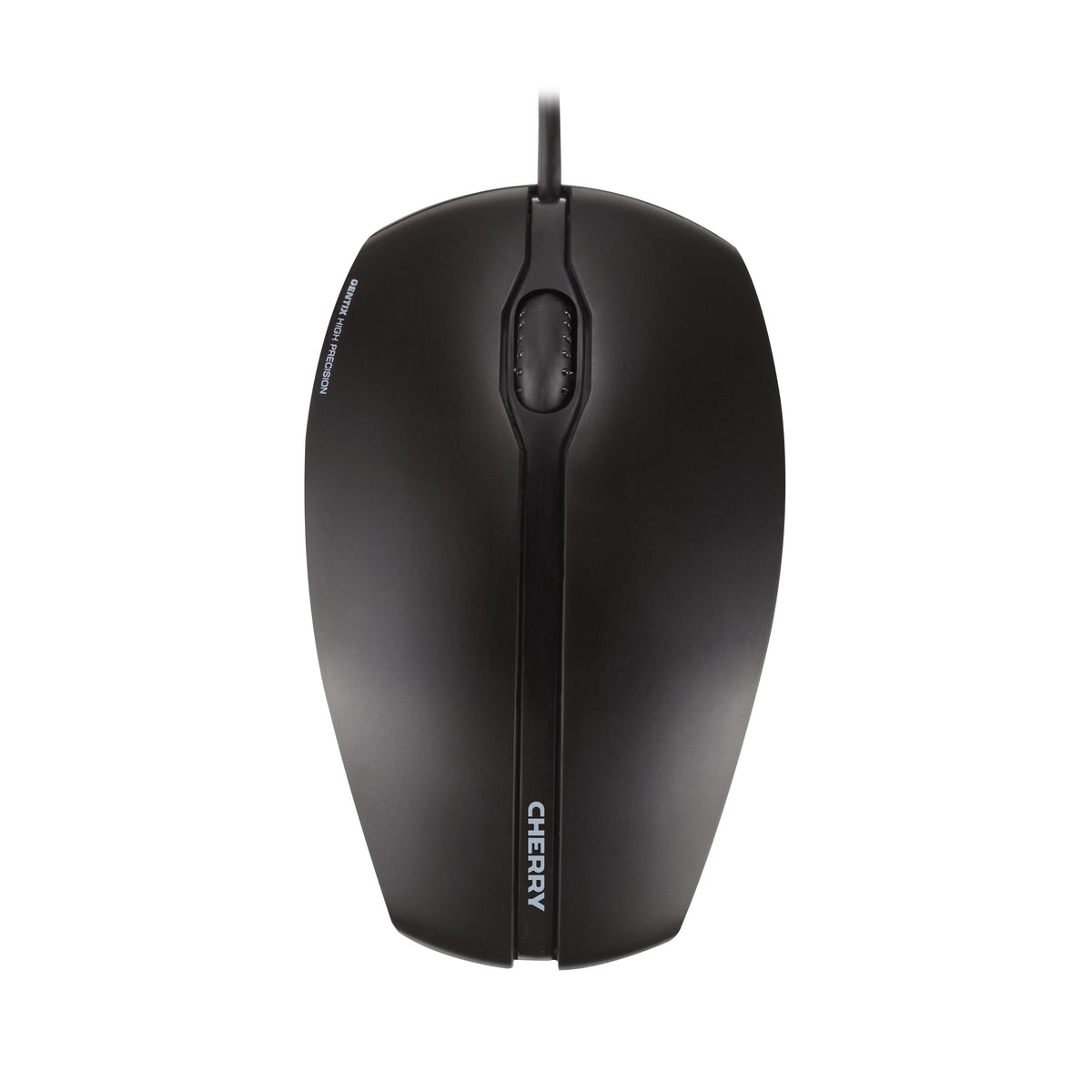 CHERRY GENTIX - Mouse - right- and left-handed - optical - 3 buttons - with cable - USB - black