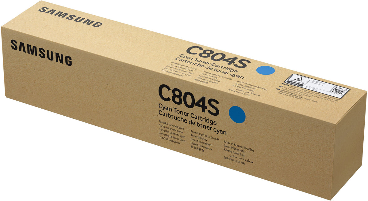 Samsung CLT-C804S - Cyan blue - original - toner cartridge (SS546A) - for MultiXpress SL-X3220NR, SL-X3280NR