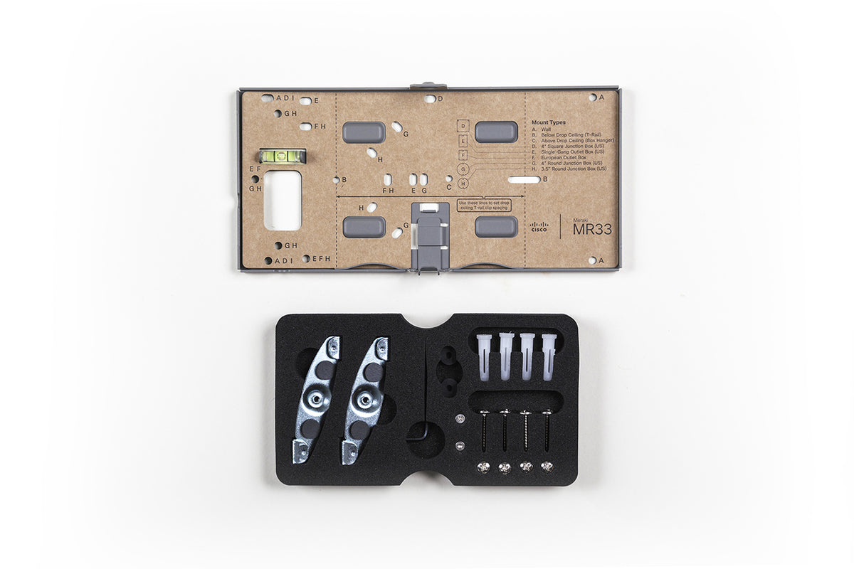 Cisco Meraki - Kit de montaje de punto de acceso inalámbrico - para Cisco Meraki MR33 Cloud Managed