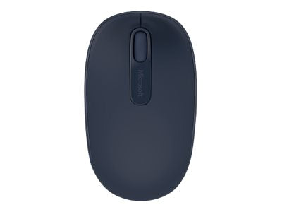 Microsoft Wireless Mobile Mouse 1850 - Mouse - right- and left-handed - optical - 3 buttons - wireless - 2.4 GHz - USB wireless receiver - wool blue (U7Z-00014)