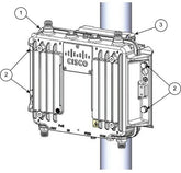 Cisco - Suporte de montagem de ponto de acesso sem fios - para Industrial Wireless 3700 Series (AIR-ACCDMK3700=)