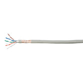 CABLE DE RED FLEXIBLE EQUIPO BOBINA SIN FTP CAT5E LSZH COBRE 100MT