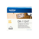 Brother DK-11247 - Negro en blanco - 103 x 164 mm 180 etiqueta(s) (1 rollo(s) x 180) etiquetas - para Brother QL-1050, QL-1060N, QL-1100