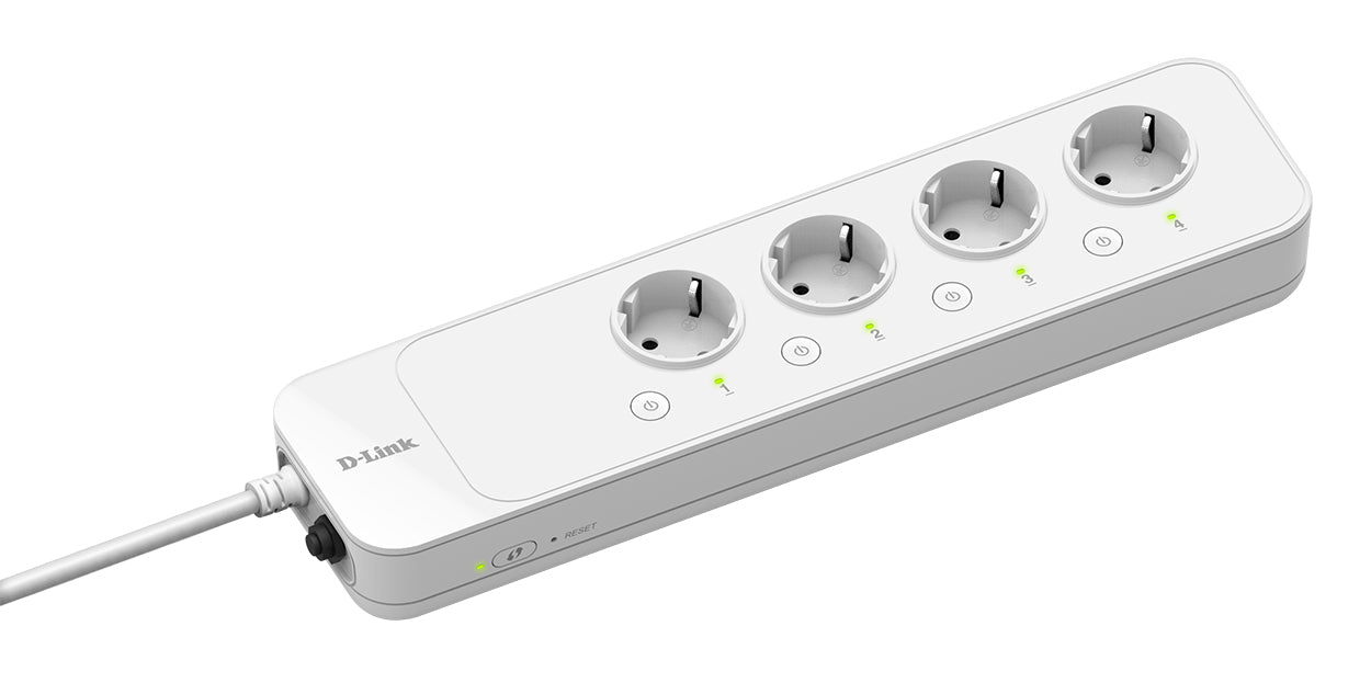 D-Link DSP-W245 - Smart Multi Socket - AC 100-240 V - 3680 Watt - Wi-Fi - Conectores de salida: 4 (Tipo F)