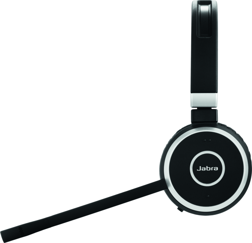 Jabra Evolve 65 SE MS Mono - Auscultadores - no ouvido - bluetooth - sem fios - USB - Certificado para Microsoft Teams - para Jabra Evolve, LINK 380a MS