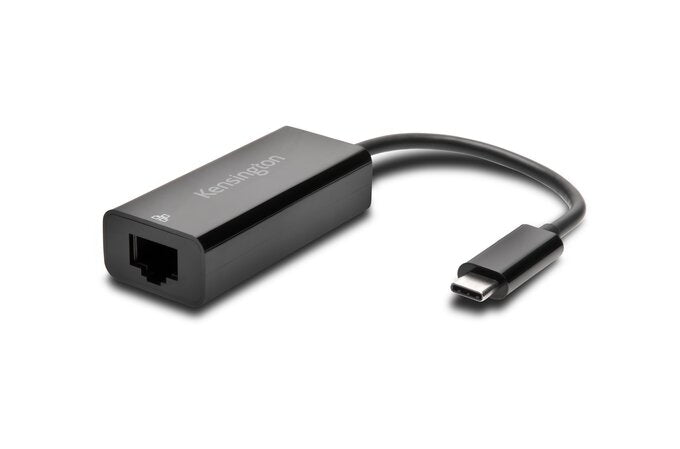 Kensington CA1100E Adaptador USB-C a Ethernet - Adaptador de red - USB-C 3.1 - Gigabit Ethernet x 1