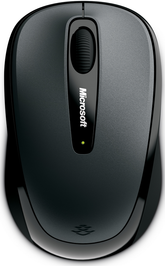 Microsoft Wireless Mobile Mouse 3500 - Rato - destros e canhotos - óptico - 3 botões - sem fios - 2.4 GHz - receptor sem fio USB - cinzento lochness