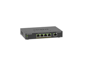 NETGEAR Plus GS305EP - Conmutador - inteligente - 5 x 10/100/1000 (4 PoE+) - escritorio, montaje en pared - PoE+ (63 W)