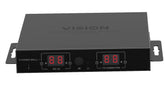 VISION HDMI-over-IP Matrix Receiver - LIFETIME WARRANTY - 4K 60Hz HDMI and IR signal over a network - matrix, switch, or distribute - needs managed network switch - Crestron and AMX drivers provided - video wall presets - supports audio carried with