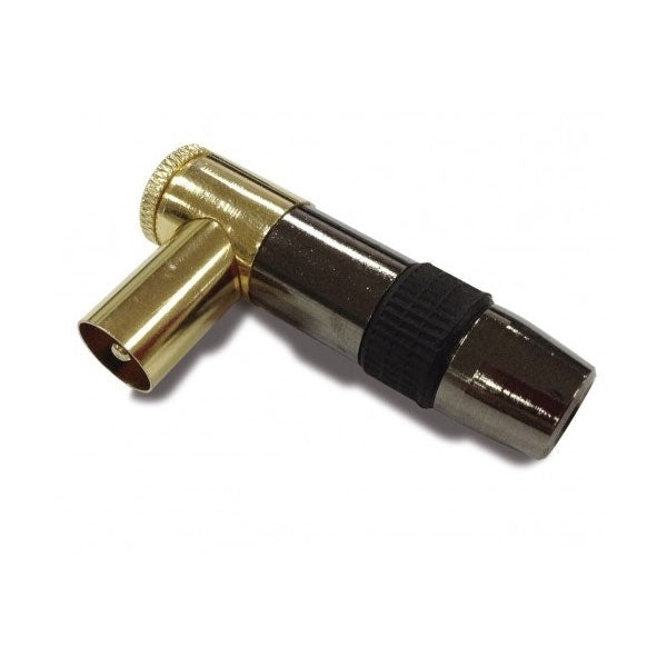 METRONIC TV CONNECTOR "L" MALE 9.52MM