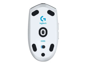 Logitech G G305 - Rato - óptico - 6 botões - sem fios - LIGHTSPEED - receptor sem fio USB - branco