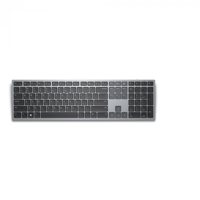 Dell Multi-Device KB700 - Keyboard - Wireless - 2.4GHz, Bluetooth 5.0 - QWERTY - US International Standard - Gray - 3 Years Next Business Day Advanced Exchange Service