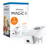 devolo Magic 2 LAN,Adaptador adicional,Velocidade Powerline até 2400Mbps c/ 1 Porta LAN- PT8259