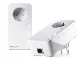 devolo Magic 2 LAN,Starter Kit,Velocidade Powerline até 2400Mbps c/ 1 Porta LAN- PT8267