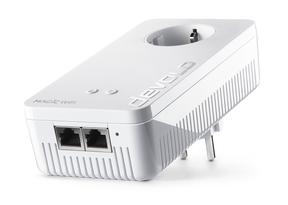 devolo Magic 1 WiFi,Additional adapter,Speed. PLC up to 1200Mbps, Wi-Fi mesh w/ 2 LAN Ports- PT8358