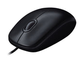 Logitech M90 - Ratón - para diestros y zurdos - óptico - con cable - USB