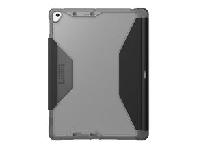 UAG Rugged Case for iPad 10.2-in (7th/8th Gen, 2019/2020) - Plyo Black/Ice - Tampa posterior para tablet - preto, gelo - 10.2" - para Apple 10.2-inch iPad (7ª geração, 8ª geração)