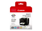 Canon PGI-2500 BK/C/M/Y Multipack - Pack de 4 - preto, amarelo, azul cyan, magenta - original - tanque de tinta - para MAXIFY