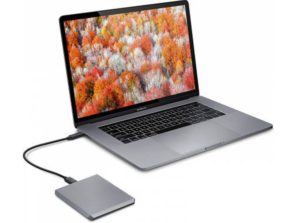 LaCie Mobile Drive STHG2000402 - Disco duro - 2 TB - Externo (portátil) - USB 3.1 Gen 2 (conector USB C) - Gris espacial