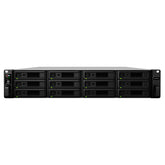 Synology RackStation RS3618XS - Servidor NAS - 12 baias - montável em bastidor - SATA 6Gb/s - RAID (expansão de disco rígido) 0, 1, 5, 6, 10, JBOD, RAID F1 - RAM 8 GB - Gigabit Ethernet - iSCSI assistência - 2U