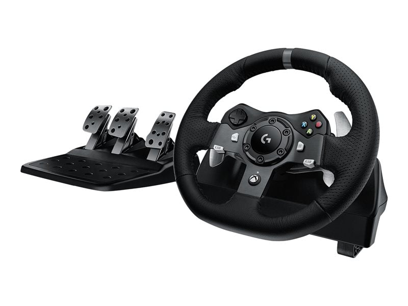 Logitech G920 Driving Force - Conjunto de volante e pedais - com cabo - para Microsoft Xbox One (941-000123)