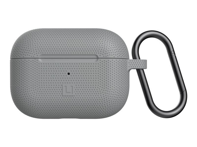 [U] DOT for Apple AirPods Pro - Hard Case for Wireless Earphones - Silicone - Gray - for Apple AirPods Pro