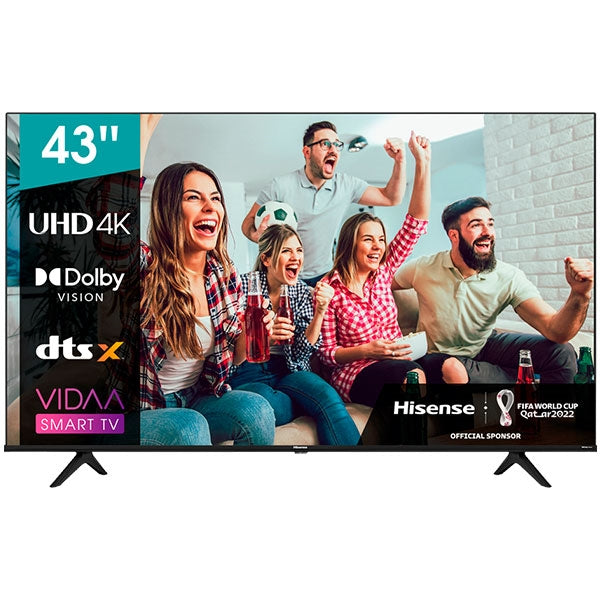 HISENSE LED TV 43 4K HDR10+ SMART TV VIDAA U 5.0 43A6BG