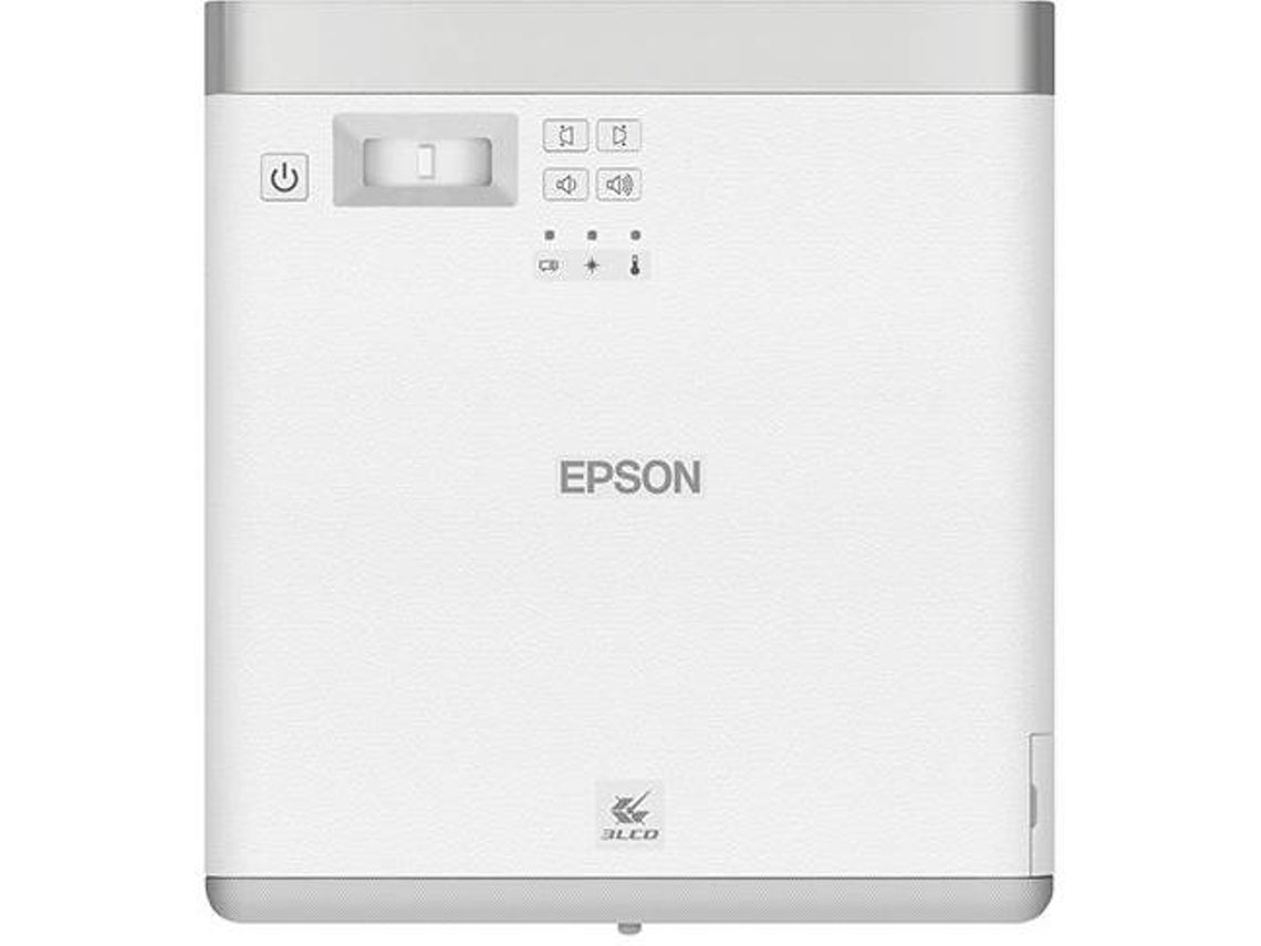 Epson EF-100W - 3 LCD Projectors - Portable - WXGA (1280x800) - 16:10 - 720p - Bluetooth - White