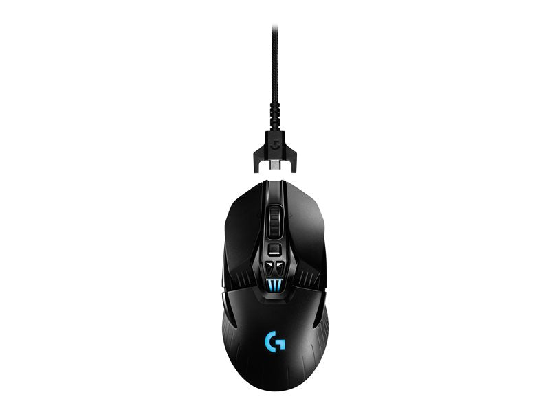 Ratón inalámbrico para juegos Logitech G903 LIGHTSPEED con sensor HERO 16K - Ratón - para diestros y zurdos - óptico - 11 botones - inalámbrico, con cable - USB, LIGHTSPEED - Receptor Logitech LIGHTSPEED