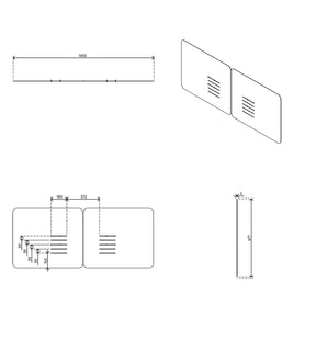 Addit dual monitor hygiene screen-monitor 320