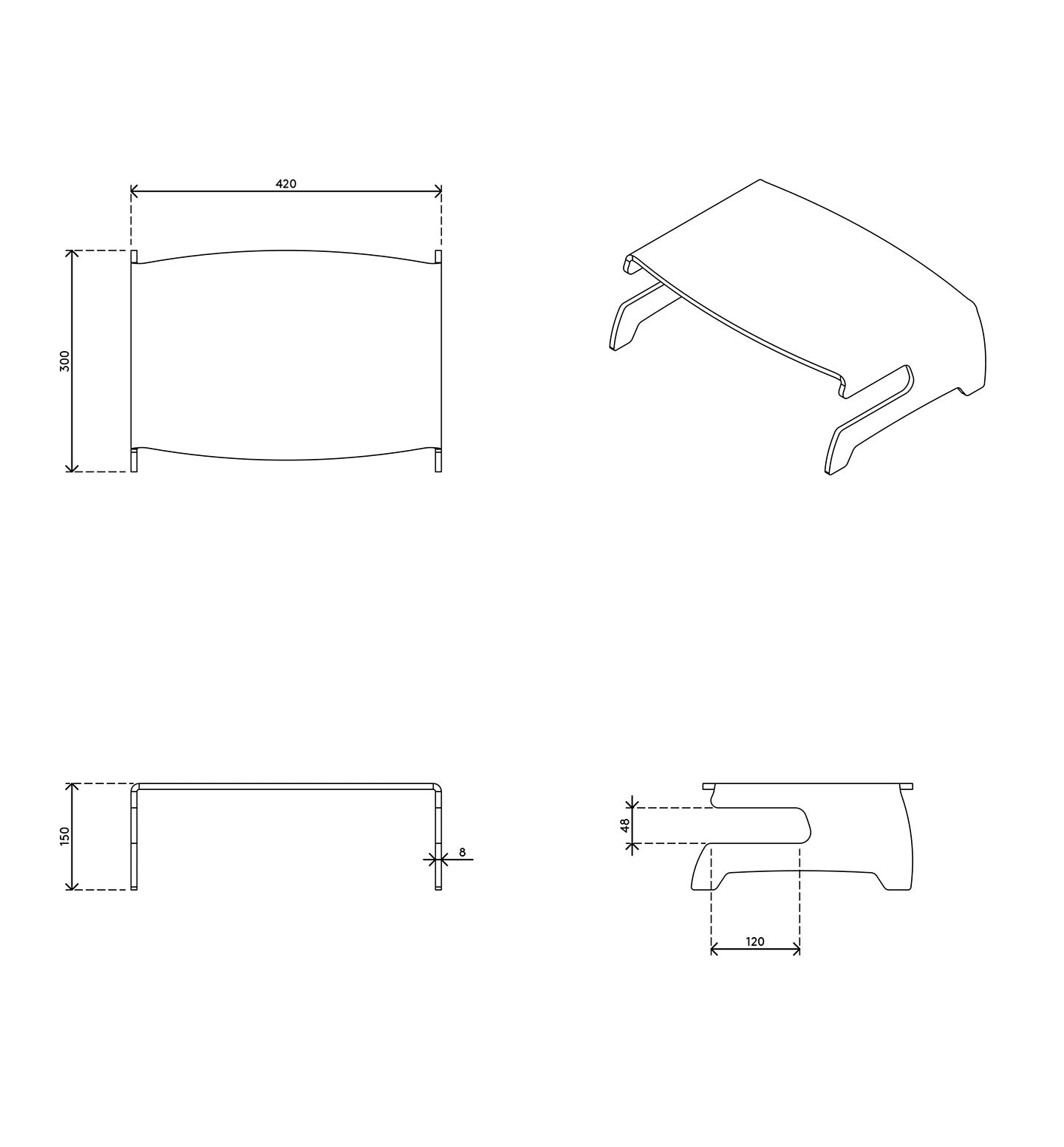 Addit monitor riser 660