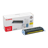 Canon 707Y - Amarillo - original - cartucho de tóner - para i-SENSYS LBP5000, LBP5100, Laser Shot LBP-5000, 5100