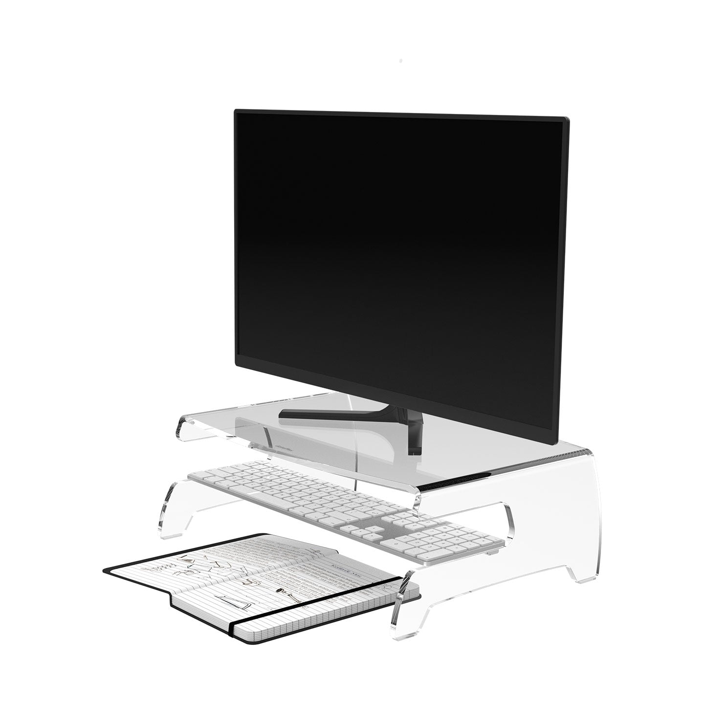 Add monitor riser 660