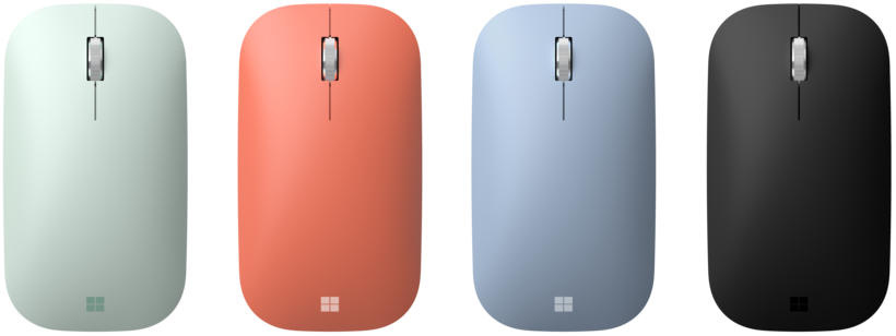 Microsoft Modern Mobile Mouse - Rato - destros e canhotos - óptico - 3 botões - sem fios - Bluetooth 4.2 - preto