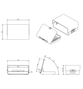 Juego de escritorio ergonómico Addit Bento®