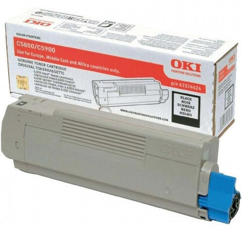 OKI - Preto - original - cartucho de toner - para C5550 MFP, 5550n MFP, 5800dn, 5800dtn, 5800Ldn, 5800n, 5900cdtn, 5900dn, 5900dtn, 5900n