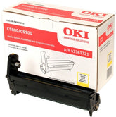 OKI - Amarillo - original - batería - para C5550 MFP, 5800dn, 5800Ldn, 5800n, 5900cdtn, 5900dn, 5900dtn, 5900n