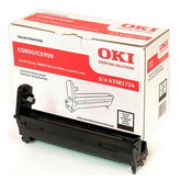 OKI - Black - original - drum kit - for C5550 MFP, 5800dn, 5800Ldn, 5800n, 5900cdtn, 5900dn, 5900dtn, 5900n