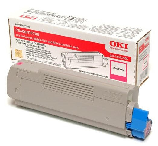 OKI - Magenta - original - cartucho de toner - para C5600, 5600dn, 5600n, 5700dn, 5700n