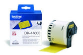 Brother DK44605 - Adesivo removível - amarelo - Rolo (6,2 cm x 30,5 m) 1 rolo(s) etiquetas - para Brother QL-1050, 1060, 500, 550, 560, 570, 580, 650, 700, 710, 720