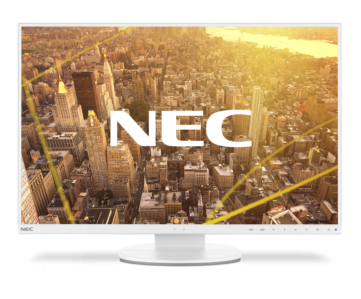 NEC MultiSync EA245WMi-2 - Monitor LED - 24" - 1920 x 1200 - AH-IPS - 300 cd/m² - 1000:1 - 6 ms - HDMI, DVI-D, VGA, DisplayPort - altavoces - blanco