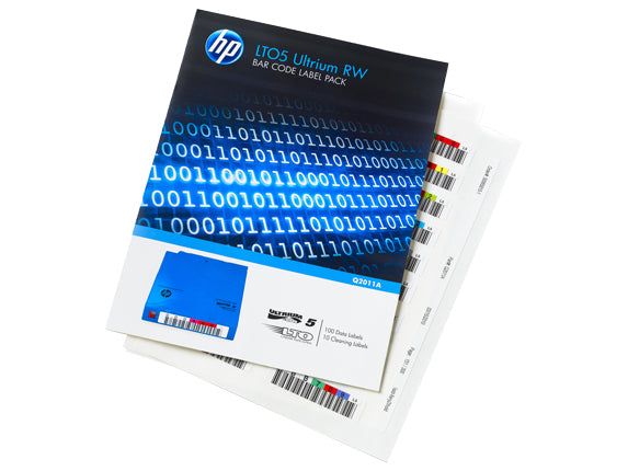 HPE Ultrium 5 WORM Bar Code Label Pack - Etiquetas de código de barras - para HPE MSL2024, MSL4048, MSL8096, LTO-5 Ultrium, StoreEver MSL4048 LTO-5, MSL6480