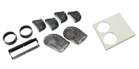 Kit de conductos SX de unidad de extracción de aire para rack de APC - Conductos de aire - para P/N: AR3106SP, AR9300SP, SRT1000RMXLI, SRT1000RMXLI-NC, SRT10RMXLIX806, SRT5KRMXLW-TW