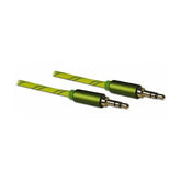 METRONIC CABLE JACK 3.5MM YELLOW/GREEN - NYLON#PROMO #BLACK FRIDAY