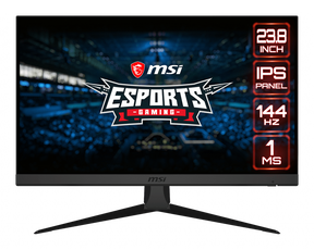 Monitor MSI Optix G242 23.8P(24P) FHD 144Hz 1ms 250Nits Sin marco DP/HDMI Gaming NEGRO