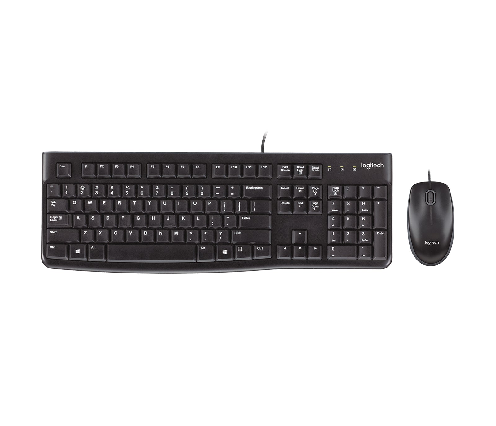 Logitech Desktop MK120 - Keyboard and Mouse Combo - USB - English