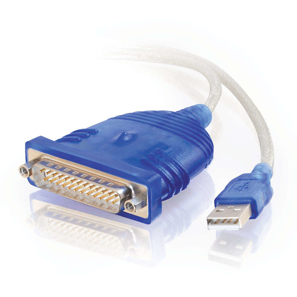 C2G USB To Serial DB25 Adapter Cable - Serial Adapter - USB - RS-232