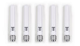 Cisco Meraki - Antenna - Bipolar - Wi-Fi - 3 dBi (for 2.4 GHz), 5.7 dBi (for 5 GHz) - omni-directional - indoor (pack of 5) - for Cisco Meraki MR42E