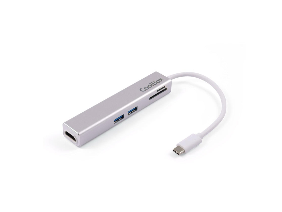 ACOPLAMIENTO COOLBOX USB-C HDMI+USB+CR