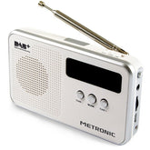 METRONIC RADIO PORTABLE DIGITAL DAB+ FM . WHITE